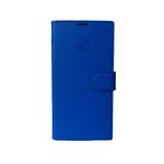 Mike Galeli - Samsung Galaxy S24 Ultra Hülle - Echtleder Bookcover - Marc - blau