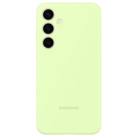 Samsung - Original Galaxy S24+ Hülle - Silikon Backcover - hellgrün