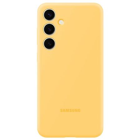 Samsung - Original Galaxy S24+ Hülle - Silikon Backcover - gelb