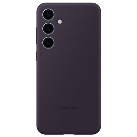 Samsung - Original Galaxy S24+ Hülle - Silikon Backcover - dunkelviolett