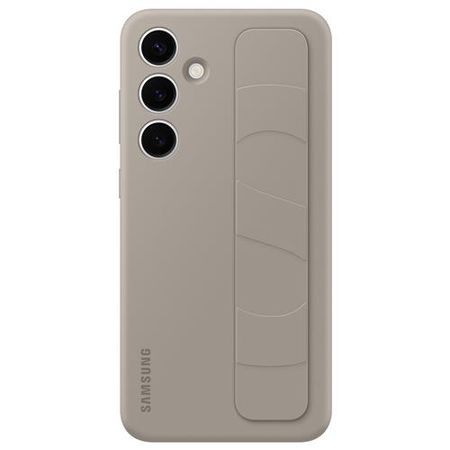 Samsung - Original Galaxy S24+ Hülle - Hard-Cover Standing Grip Case - taupe