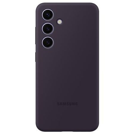Samsung - Original Galaxy S24 Hülle - Silikon Backcover - dunkelviolett