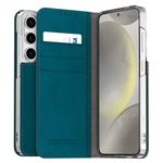Araree - Samsung Galaxy S24+ Hülle - Case aus Kunstleder - Mustang Diary Series - Made in Korea - blau