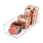 Acryl Make-up Organizer mit 3 Fächer (230x90x60 mm) - Aufbewahrungsbox - transparent