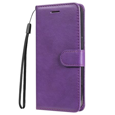 Oppo A58 4G Handy Hülle - Classic II Leder Bookcover Series - purpur