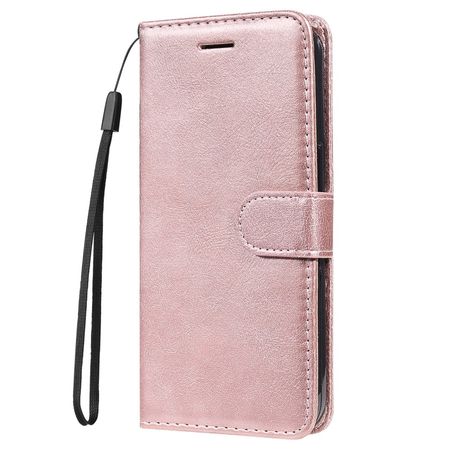 Oppo A58 4G Handy Hülle - Classic II Leder Bookcover Series - rosegold