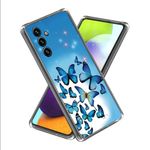 Samsung Galaxy A35 5G Handyhülle - Softcase Image TPU Series - blaue Schmetterlinge