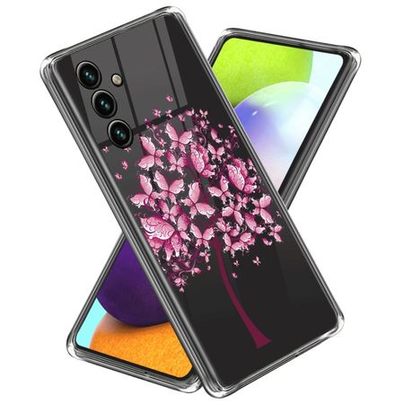 Samsung Galaxy A55 5G Handyhülle - Softcase Image TPU Series - rosa Blumen