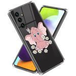 Samsung Galaxy A55 5G Handyhülle - Softcase Image TPU Series - rosa Elefant