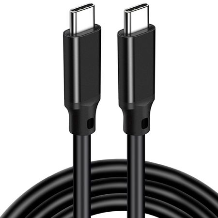 USB Typ-C zu USB Typ-C Lade- und Datenkabel (0.30 m) - 100W / 20Gbps - schwarz