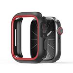 Dux Ducis - Apple Watch (44mm) Silikon und PC Hülle - Bamo Series - schwarz/rot