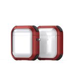 Dux Ducis - AirPods 1 / 2 TPU und PC Case Hülle - PECD Series - rot