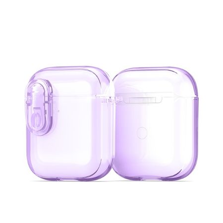 Dux Ducis - AirPods 1 / 2 TPU und PC Case Hülle - PECL Series - purpur