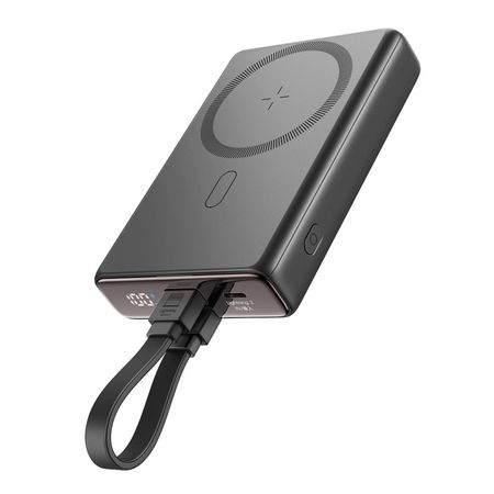 Joyroom - Magnetische Powerbank (20W) - 10000mAh - MagSafe kompatibel, USB-C Port, inkl. USB-C auf Lightning Kabel - schwarz