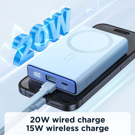 Joyroom - Magnetische Powerbank (20W) - 10000mAh - MagSafe kompatibel ...
