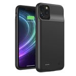 iPhone 11 Pro Max Akku Case (4500mAh) Schutzhülle - Max Charging Series - schwarz