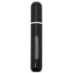 Parfümzerstäuber (8 ml) - Nachfüllbare Flakon zum Reisen - Handgepäck konform - Bright Series - schwarz