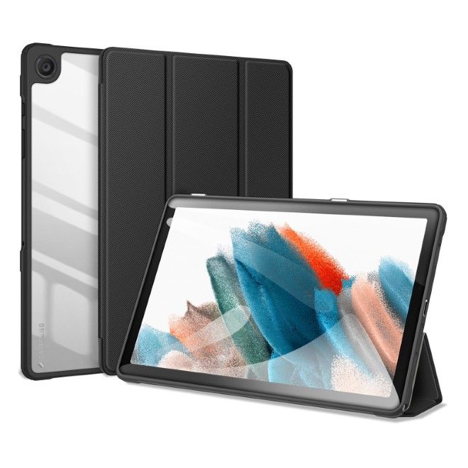 Retourenartikel - Dux Ducis - Samsung Galaxy Tab A9+ Hülle - Leder Bookcover - Toby Series - schwarz