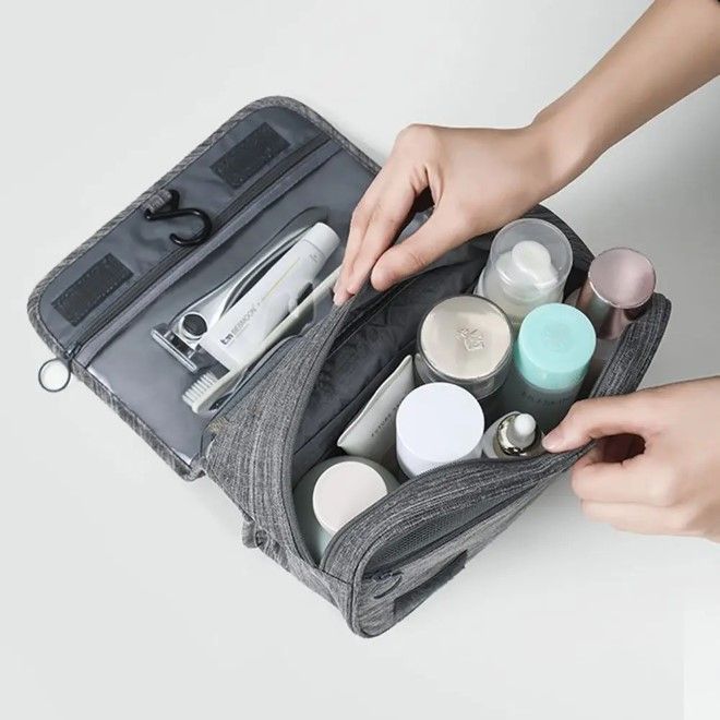 Cfpolar Hänge-Kulturbeutel Mit Wasserdichter Tasche – Perfekt Für Reise, Make-up & Organisation