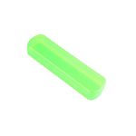 Reisebehälter für Zahnbürste und Zahnpasta (21x5.5x3.5 cm) - Reise Hygiene Aufbewahrungsbox - Louisa Series - grün