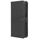 Motorola Moto G04 4G / G24 Power Handy Hülle - Classic II Leder Bookcover Series - schwarz