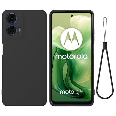 Motorola Moto G04 4G / G24 4G Hülle - Softcase TPU Series - schwarz