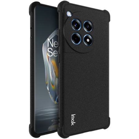 Imak - OnePlus 12R / Ace 3 5G Hülle - Robustes Softcase - schwarz