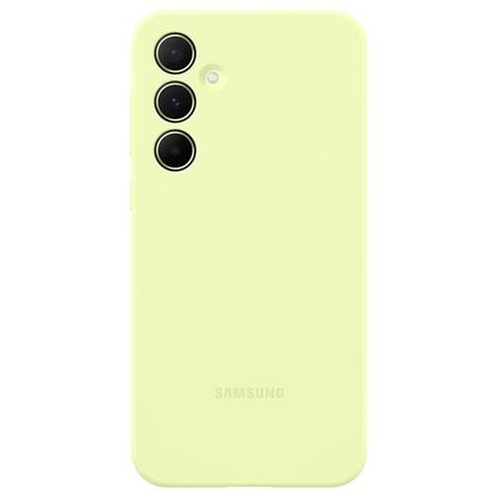 Samsung - Original Galaxy A55 5G Hülle - Silikon Backcover - lime