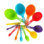 Messlöffel Set (12-teilig) - Messbecher zum Backen und Kochen - assortiert