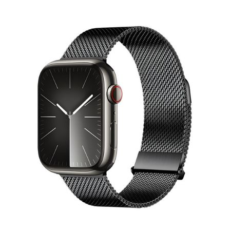 Dux Ducis - Apple Watch (42/41/40/38mm) Edelstahl Armband - Milanese Pro Series - schwarz