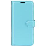 Huawei Pura 70 Pro / Pura 70 Pro+ Handy Hülle - Litchi Leder Bookcover Series - blau