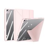 Dux Ducis - iPad Air 13 (2024) / iPad Pro 12.9 (2022/2021/2020) Hülle - Leder Bookcover - Magi Series - pink