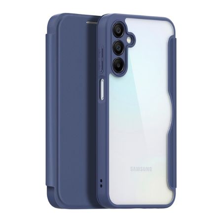 Dux Ducis - Samsung Galaxy A15 5G / 4G Hülle - Leder Bookcover mit Standfunktion - Skin X Pro Series - blau