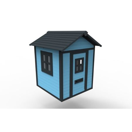 Colibri - Spielhaus Aline - 124x110x134 cm - blau