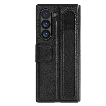 Nillkin - Samsung Galaxy Z Fold6 Hülle - Aoge Leather Case Series - mit S-Pen Halterung - schwarz