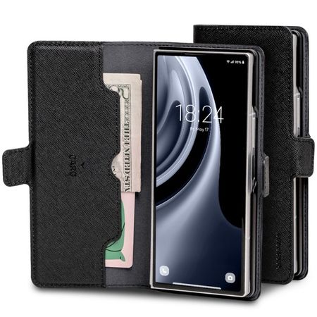 Goospery - Samsung Galaxy Z Fold6 Hülle - Premium Diary Case Series - schwarz