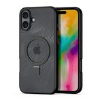 Dux Ducis - iPhone 16 Plus Hülle - Hardcase - MagSafe - mit Standfunktion - Aimo Mag Stand Series - schwarz