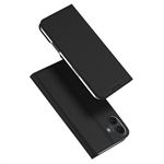 Dux Ducis - iPhone 16 Hülle - Handy Bookcover - Skin Pro Series - schwarz