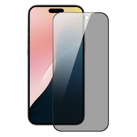 Dux Ducis - iPhone 16 Schutzglas - aus gehärtetem Glas - mit Sichtschutz - Privacy - schwarz