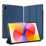 Dux Ducis - Huawei MatePad SE 11 Hülle - Leder Smart Flip Case - Domo Series - blau