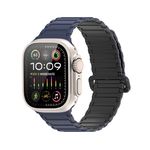 Dux Ducis - Apple Watch (49/46/45/44/42mm) Silikon Armband - KJ Series - schwarz/blau