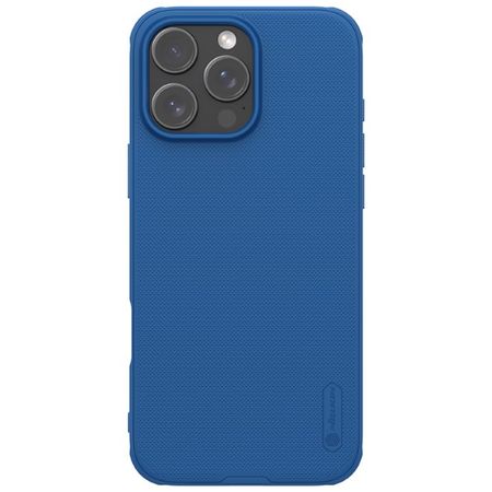 Nillkin - iPhone 16 Pro Max Hülle - Kunststoff Case - Super Frosted Shield Pro Series - blau