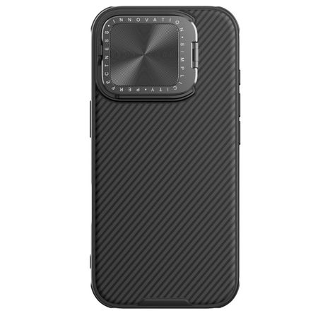 Nillkin - iPhone 16 Pro Hülle - Kunststoff Hardcase - Camshield Prop Series - schwarz