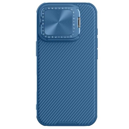 Nillkin - iPhone 16 Pro Hülle - Kunststoff Hardcase - Camshield Prop Series - blau