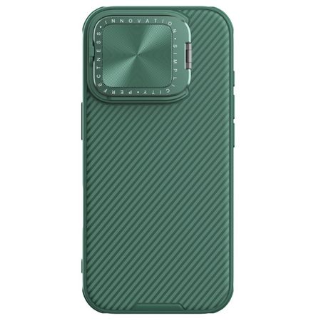 Nillkin - iPhone 16 Pro Hülle - Kunststoff Hardcase - Camshield Prop Series - dunkelgrün