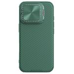 Nillkin - iPhone 16 Pro Hülle - Kunststoff Hardcase - Camshield Prop Series - dunkelgrün