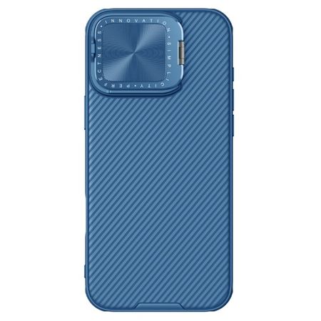 Nillkin - iPhone 16 Pro Max Hülle - Kunststoff Hardcase - Camshield Prop Series - blau