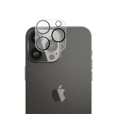 iPhone 16 Pro Kamera Vollschutz Panzerglas - Silk Glass Kameraschutz - schwarz