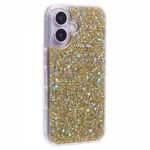 iPhone 16 Handy Hülle - Glitzer TPU Softcase Series - gold