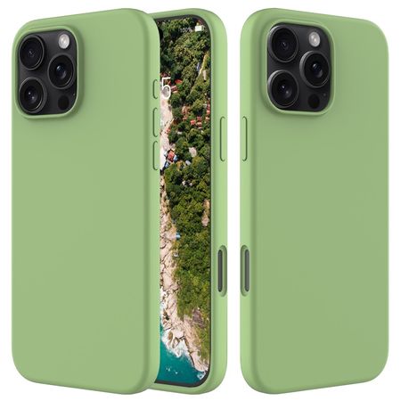 iPhone 16 Pro Max Handy Hülle - Softcase - Liquid Silicone Series - mint